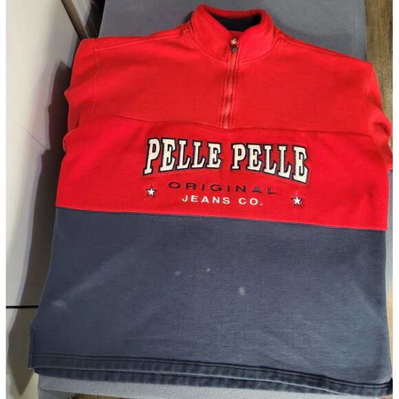 PELLE PELLE Marc Buchanan VTG Y2K 90s Pullover Streetwear Hip Hop Urban XL - Picture 6 of 9